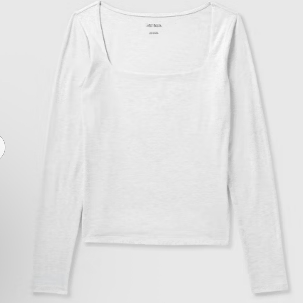 🆕 Wild Fable White Long Sleeve Tee - XXS